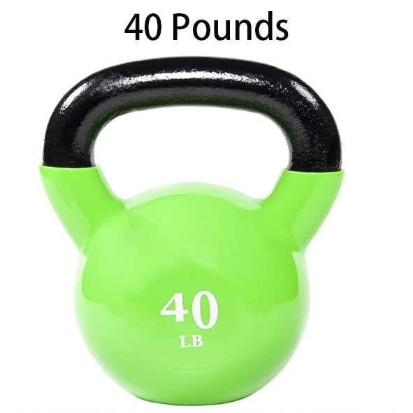 Only Supports Self Pickup Multi-functional Colorful Vinyl Coated Kettlebells, Various Weights