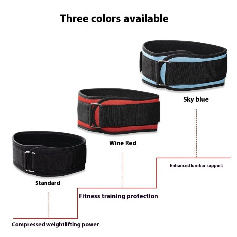 Cross-border Fitness Belt Weight Lifting Protection Sports Adjustment